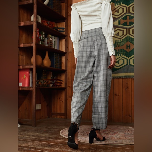 CHECKED TROUSERS (WEEKEND SALE) - Picture 2 of 4